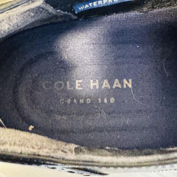 Cole Haan Shoes Mens 7 Black Leather Grand 360 Oxford Cap Toe Brogue Dress main image 13